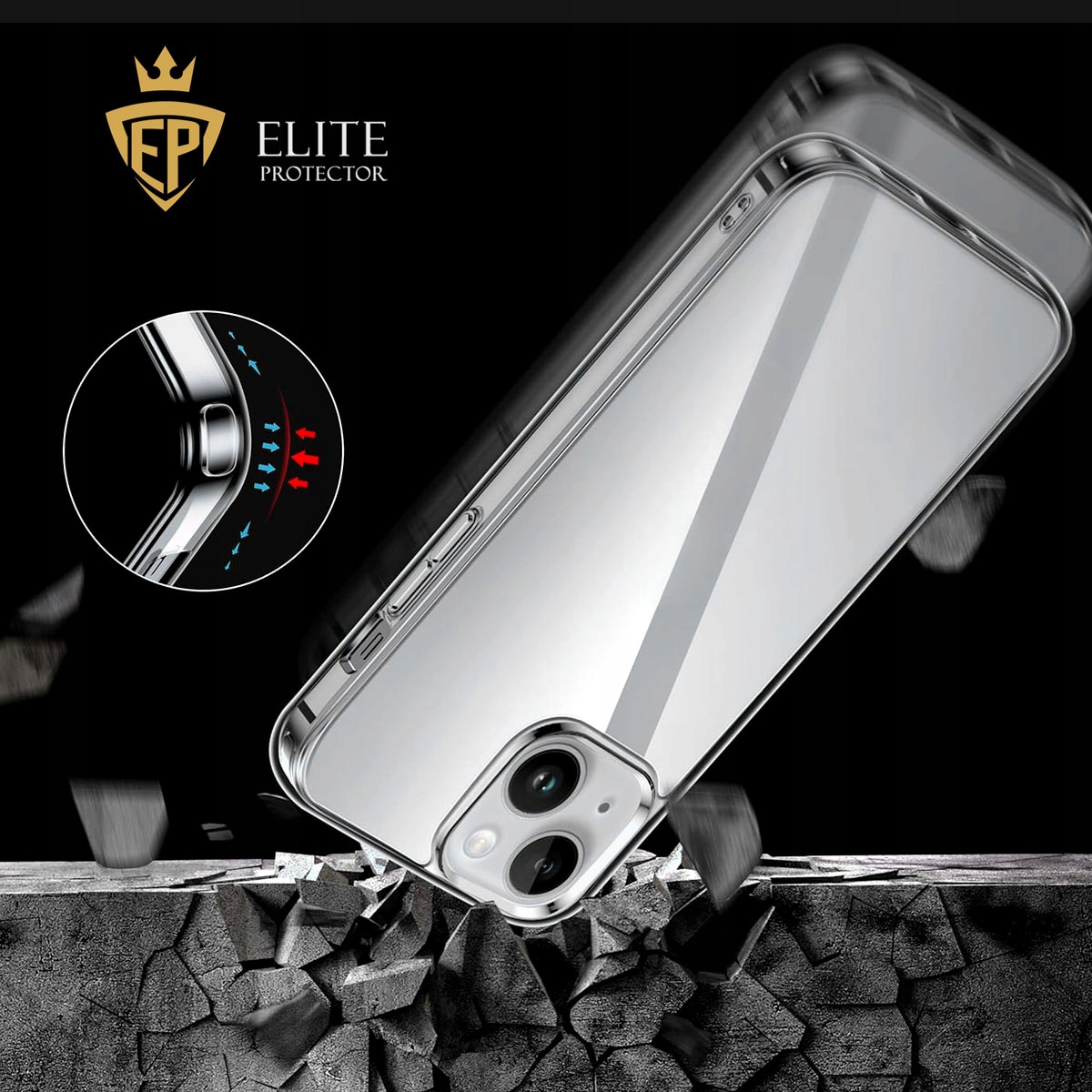 ETUI DO IPHONE 12 12 PRO CLEAR SLIM NA TELEFON AMORTYZUJĄCE ORYGINALNE Marka Inna