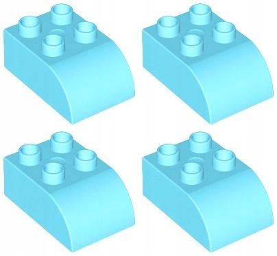 

Lego Duplo 2302 2x3 lazur śr. Nowy (40g) 4 szt.