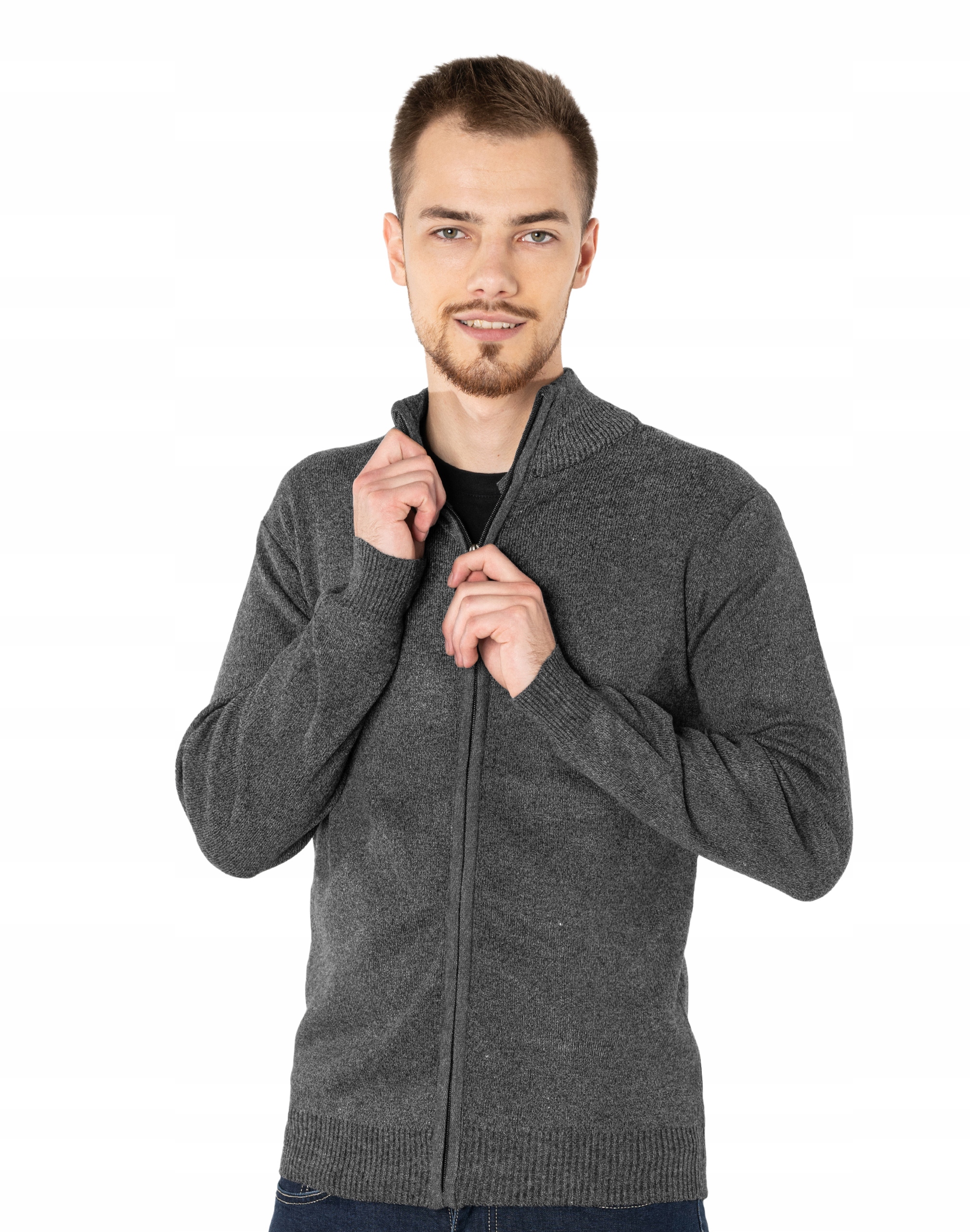 

Sweter Męski Półgolf Rozsuwany 8111-03 XXL/3XL
