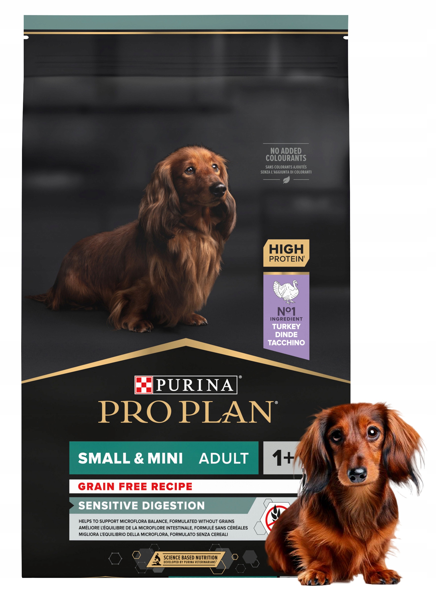 Levně Pro Plan Small&mini Adult krůta krmivo pro psy malých a trpasličích plemen 7 kg
