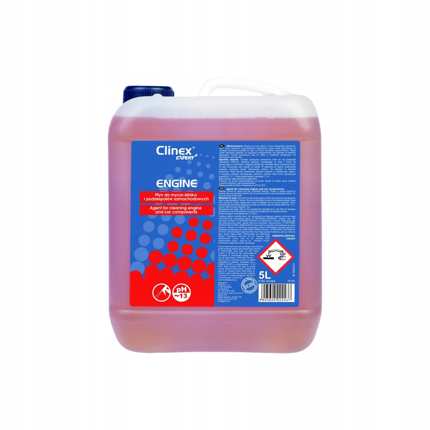 

Płyn do Mycia Silników Clinex Expert+ Engine 5L