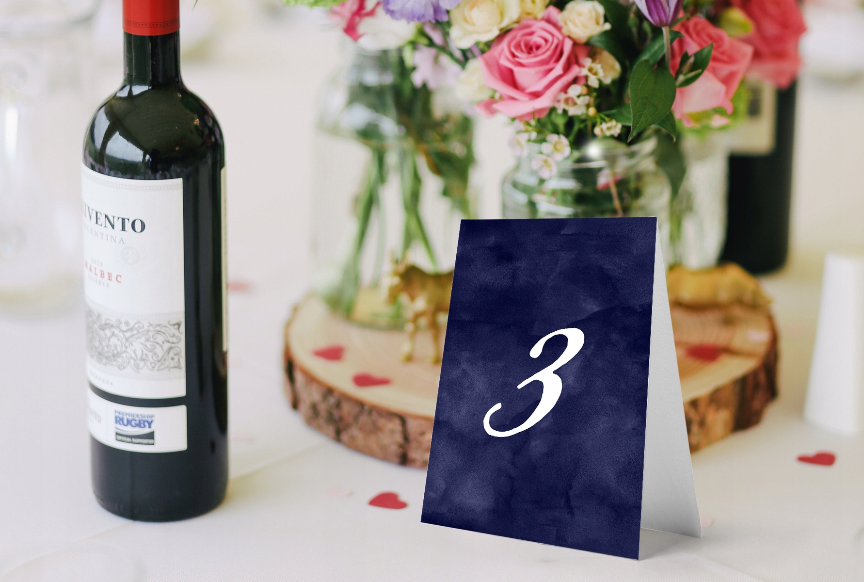 Numery na stoły "Classic" 3 szt Marka Hello Prints