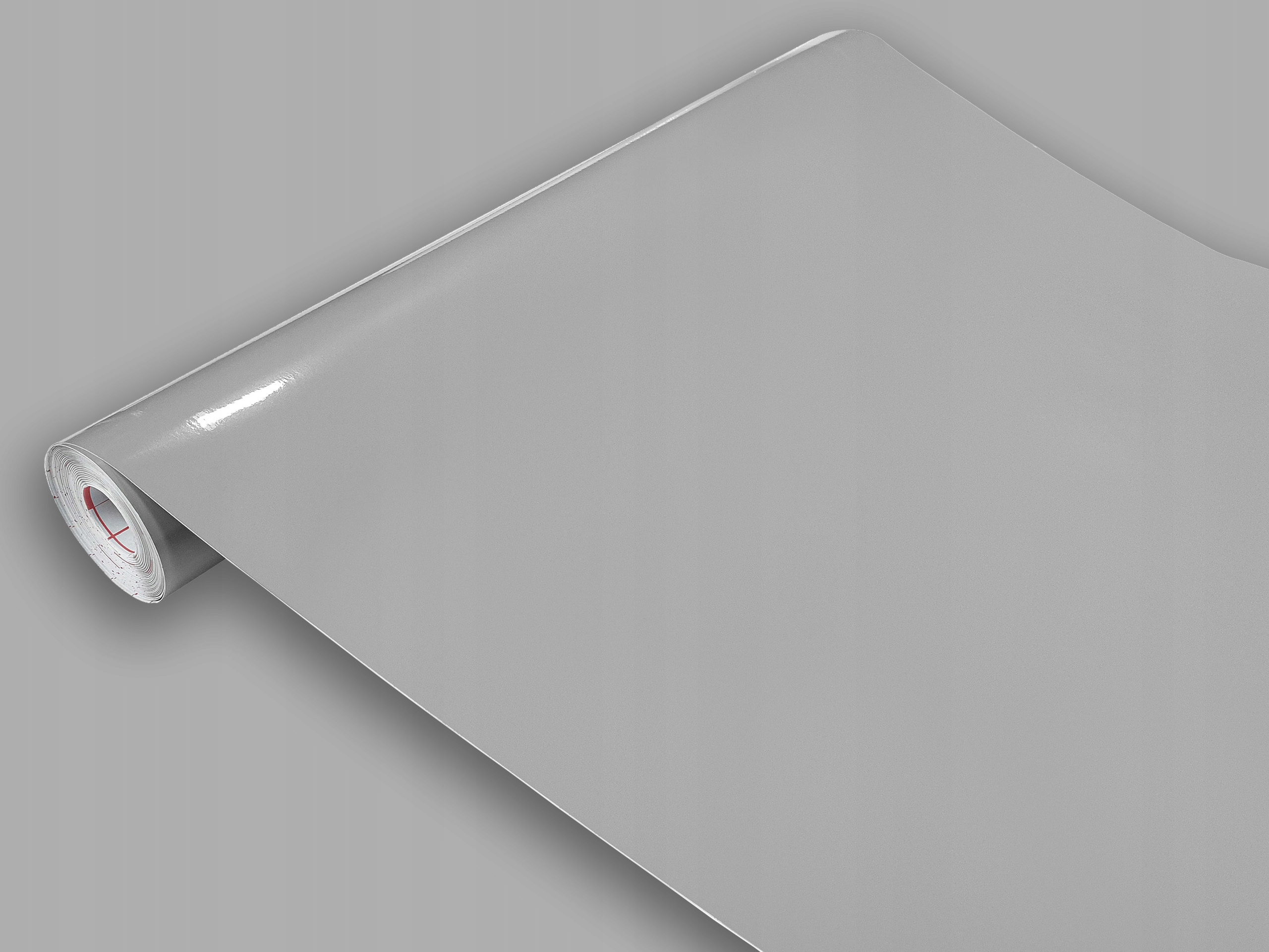 

Okleina Tapeta Folia Z Klejem Kolor Szary Połysk