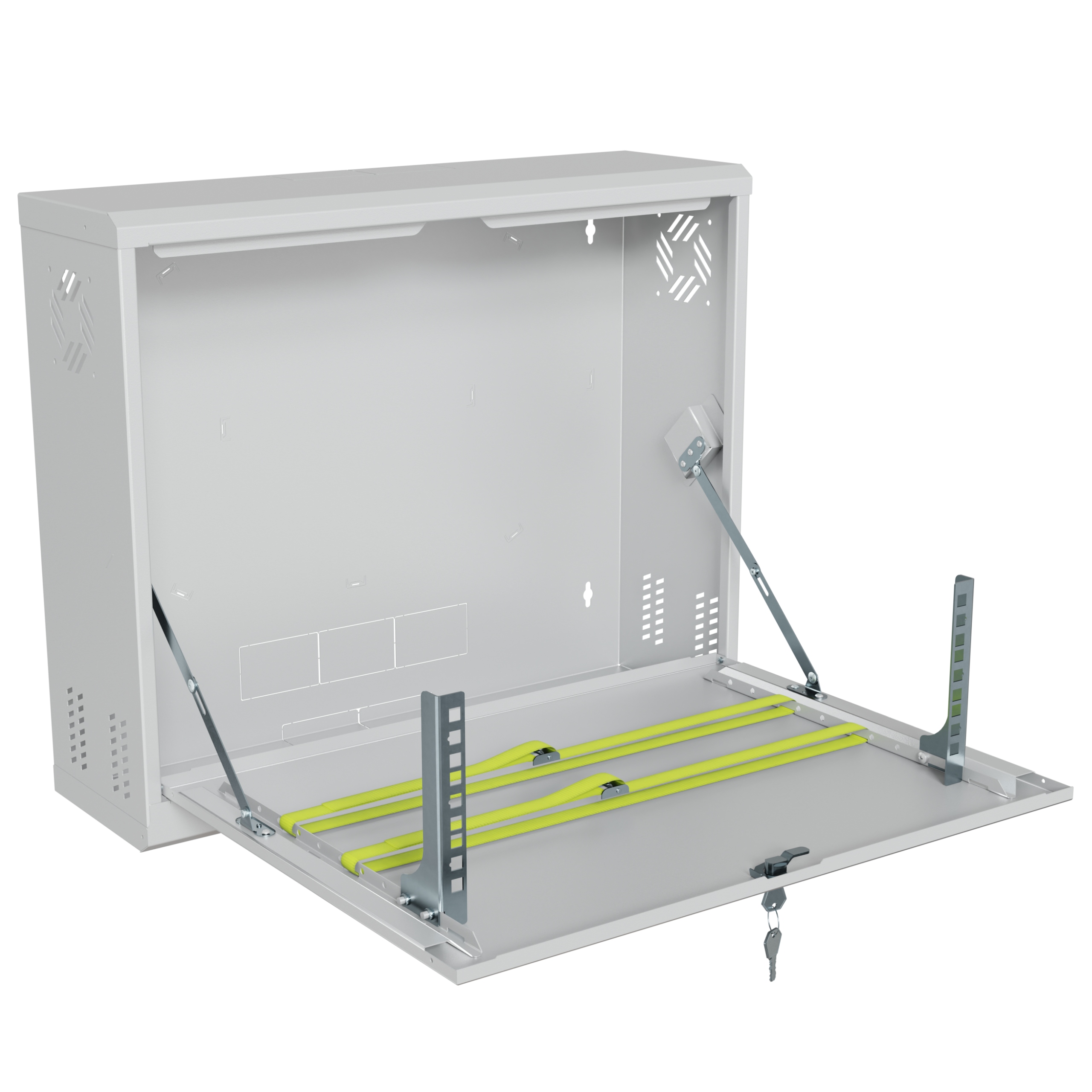 Skříň pro Cctv Rack rekordér StalFlex Vertikální 19" 3U 180 mm šedá