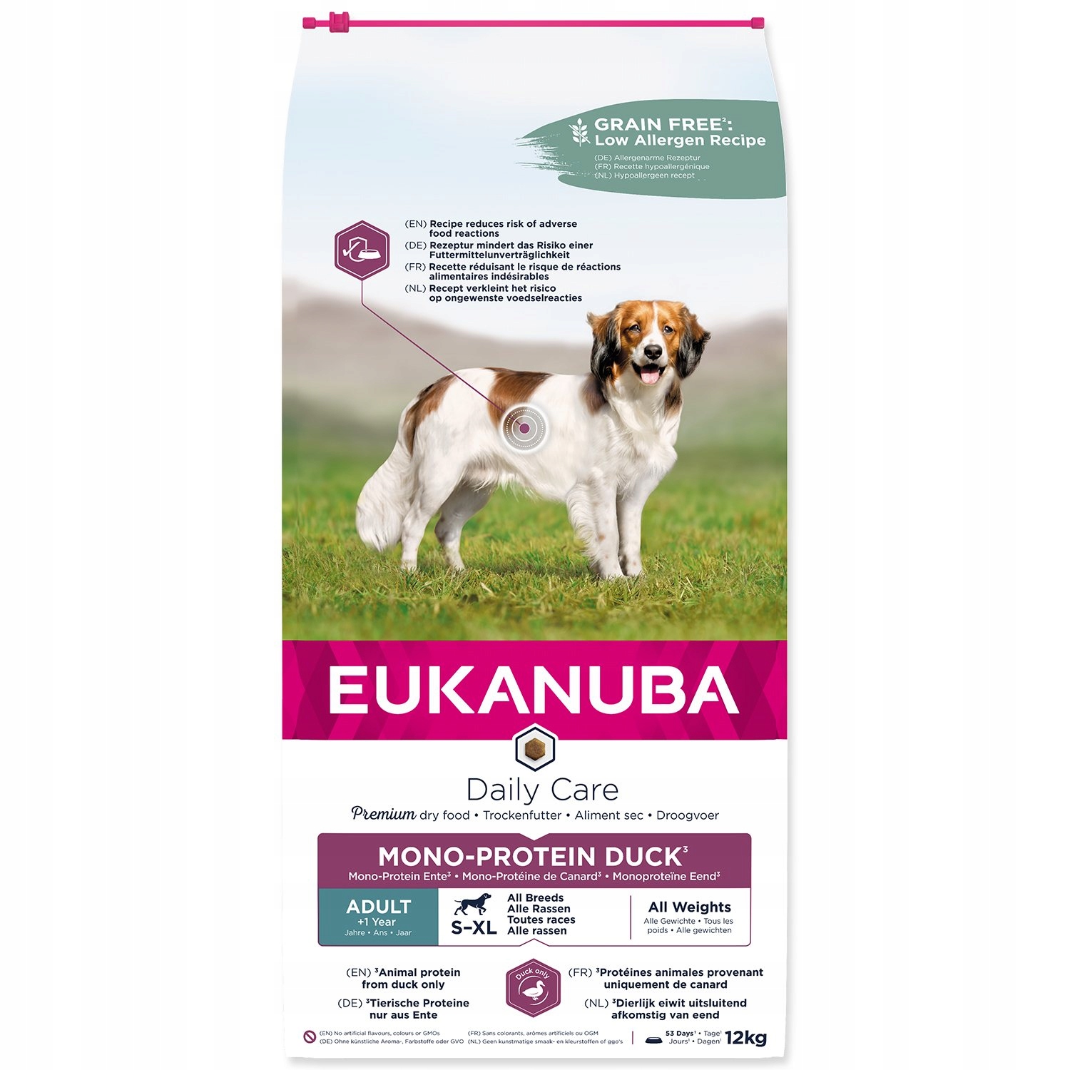 Levně Krmivo Eukanuba Daily Care Adult Mono Protein Duck 12kg