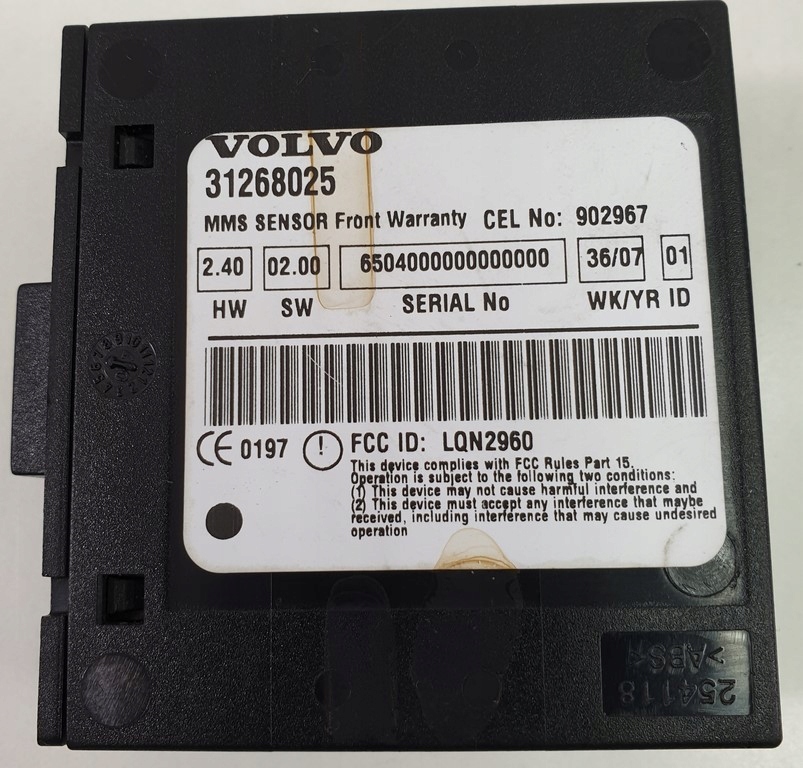 MODUŁ STEROWNIK ALARMU VOLVO C70 II 31268025