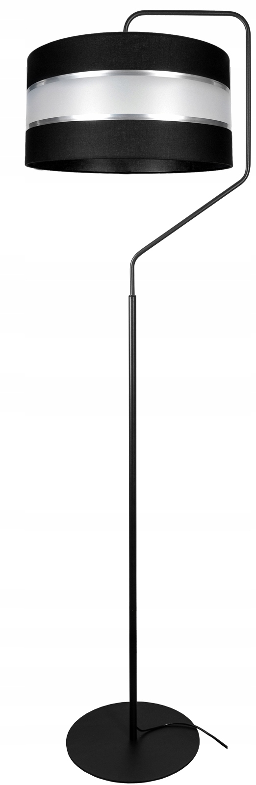 Podlahová lampa Glimex Moderní E27 60 W černá, šedá