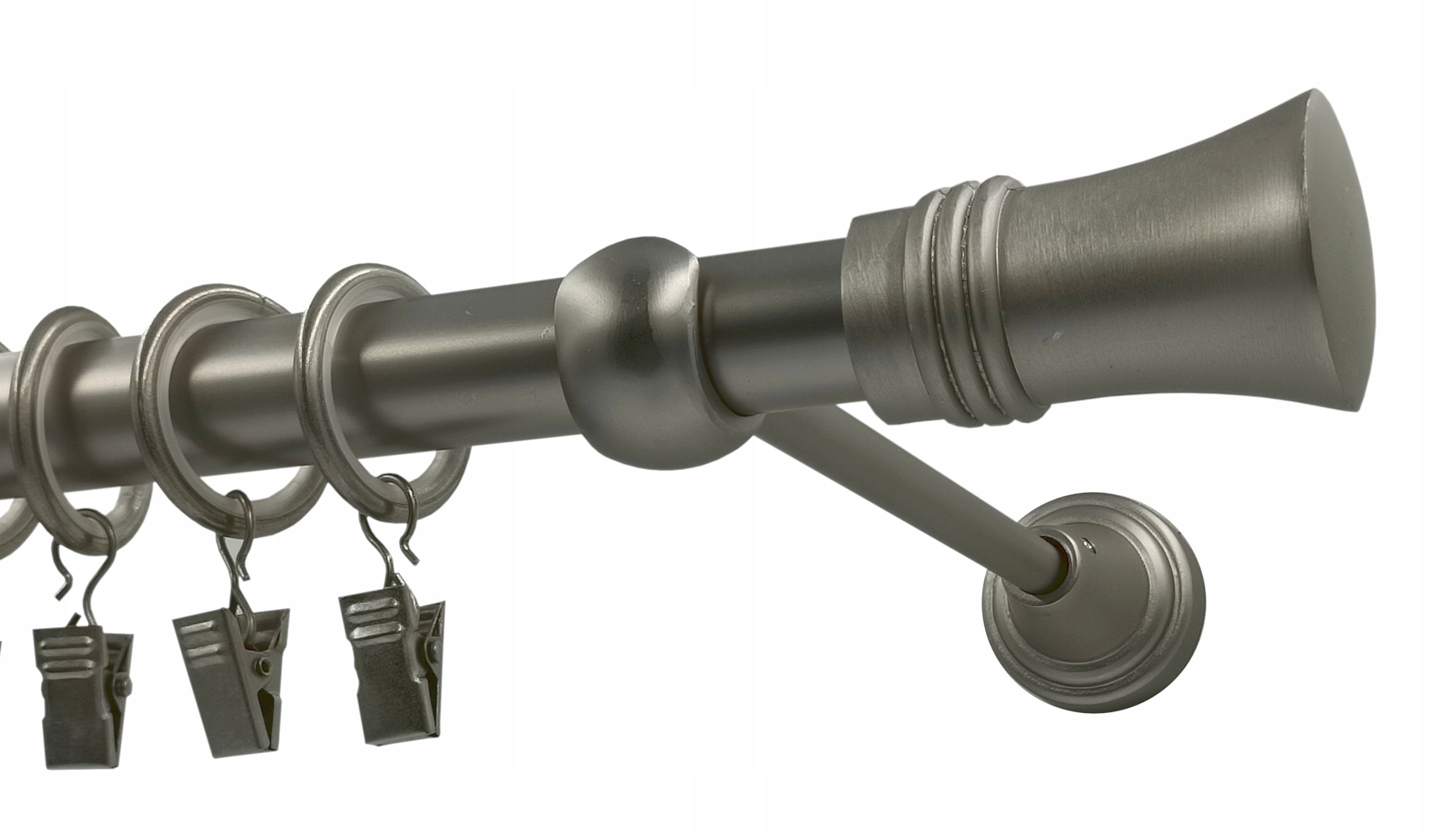 Garnýž Kovový 19 mm Satén 400 cm galvanizovaný