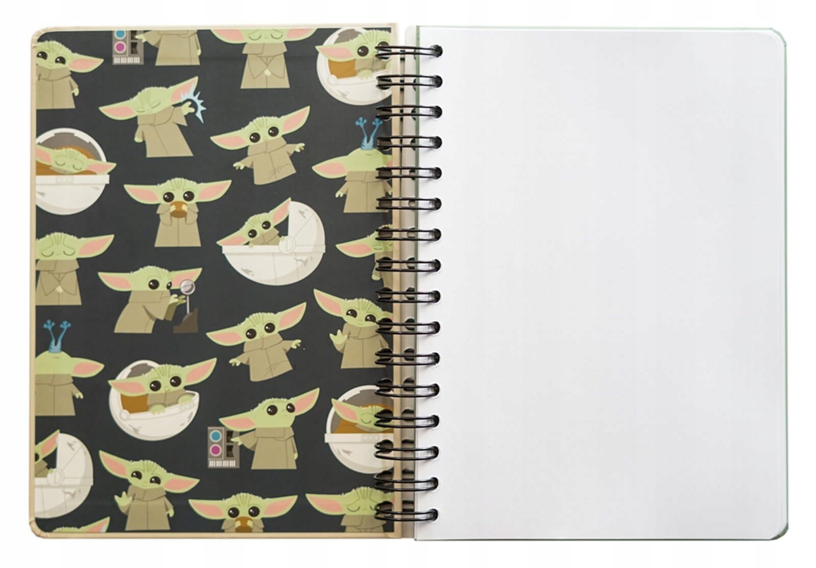 Star Wars The Mandalorian kropkowany notes A5 90k Stan opakowania brak opakowania