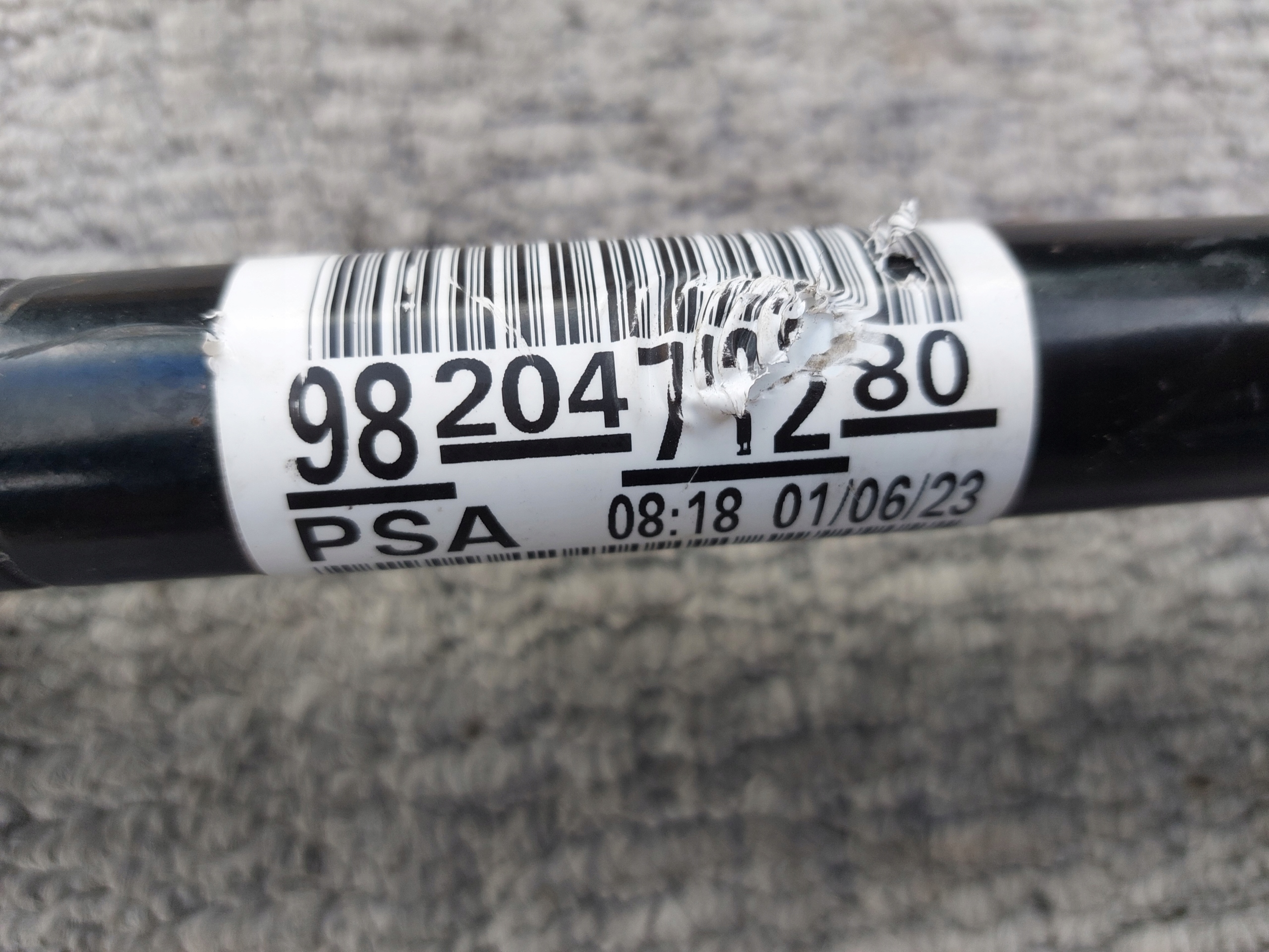 semi-axis left COMBO E 23r new 1.5 HDI 9820471280