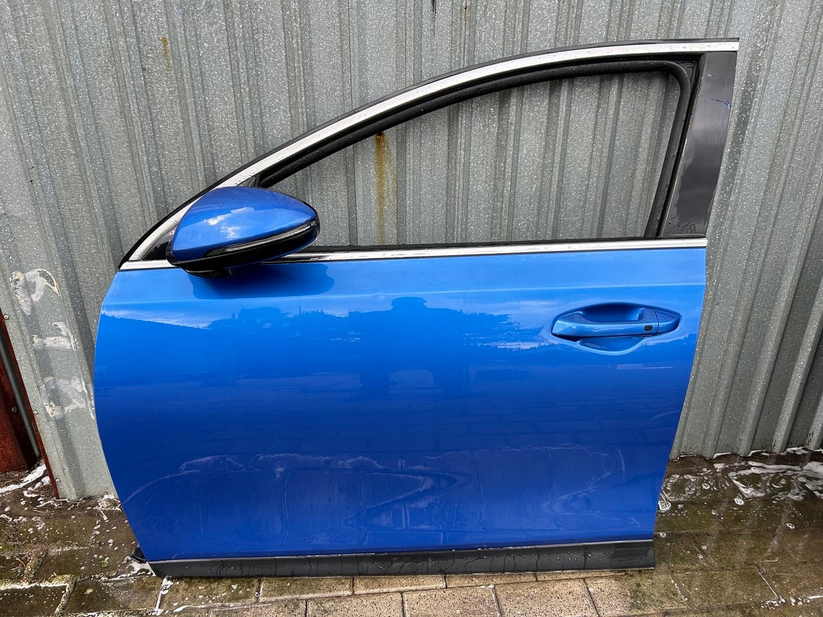 KIA XCEED LIFT 2023 DRZWI LEWY PRZÓD LEWE PRZEDNIE KOMPLETNE BLUE FLAME