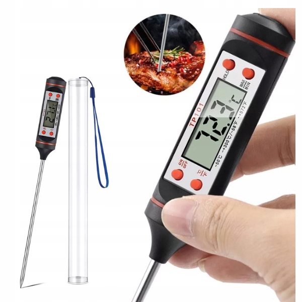 

Termometr Szpilkowy Sonda LCD Kuchenny Mięsa Wina
