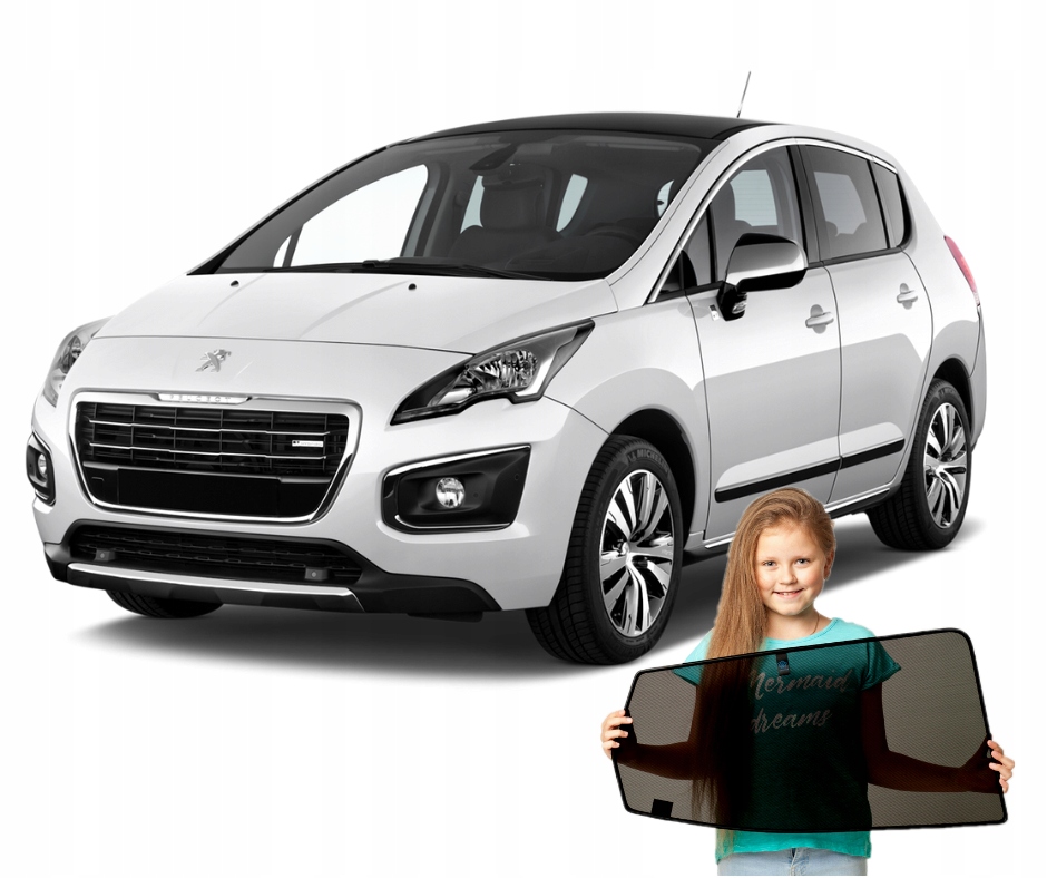 Záclony Slnečné clony určené pre Peugeot 3008 I 1 2009-2016