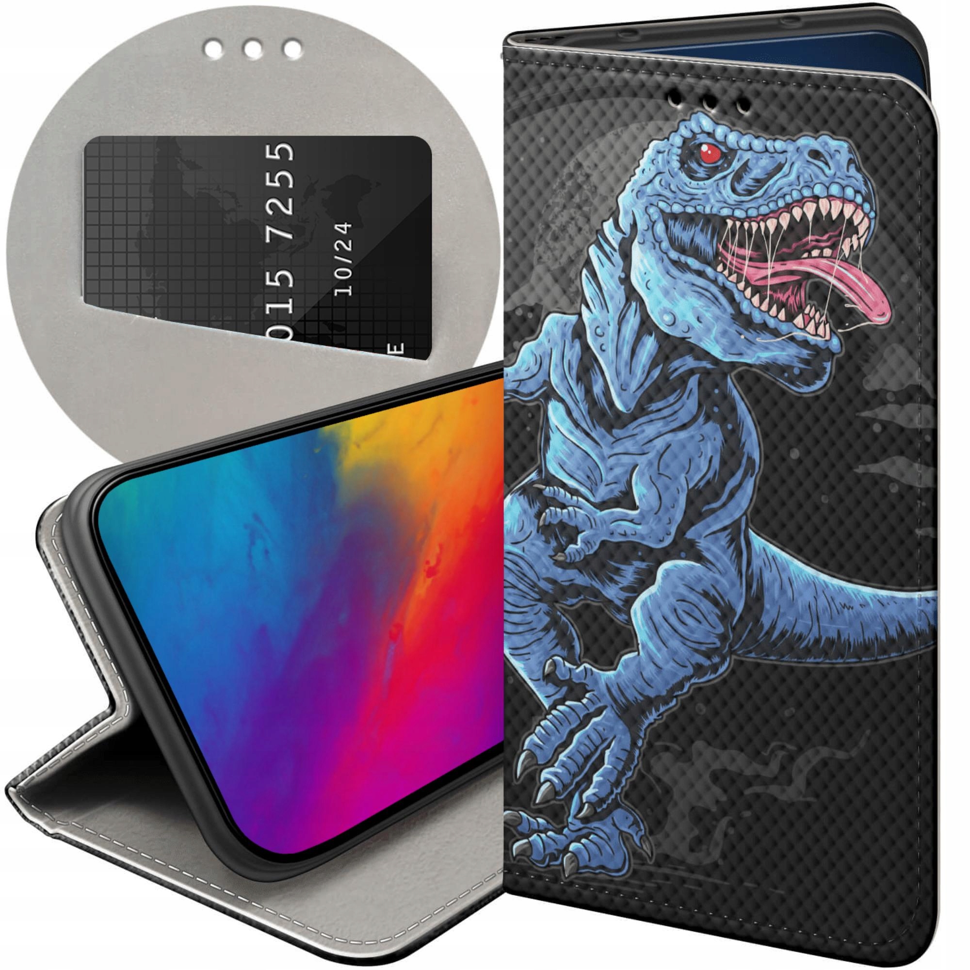 Etui Do Samsung Galaxy S24 Fe Dinozaury Reptilia Prehistoryczne Case