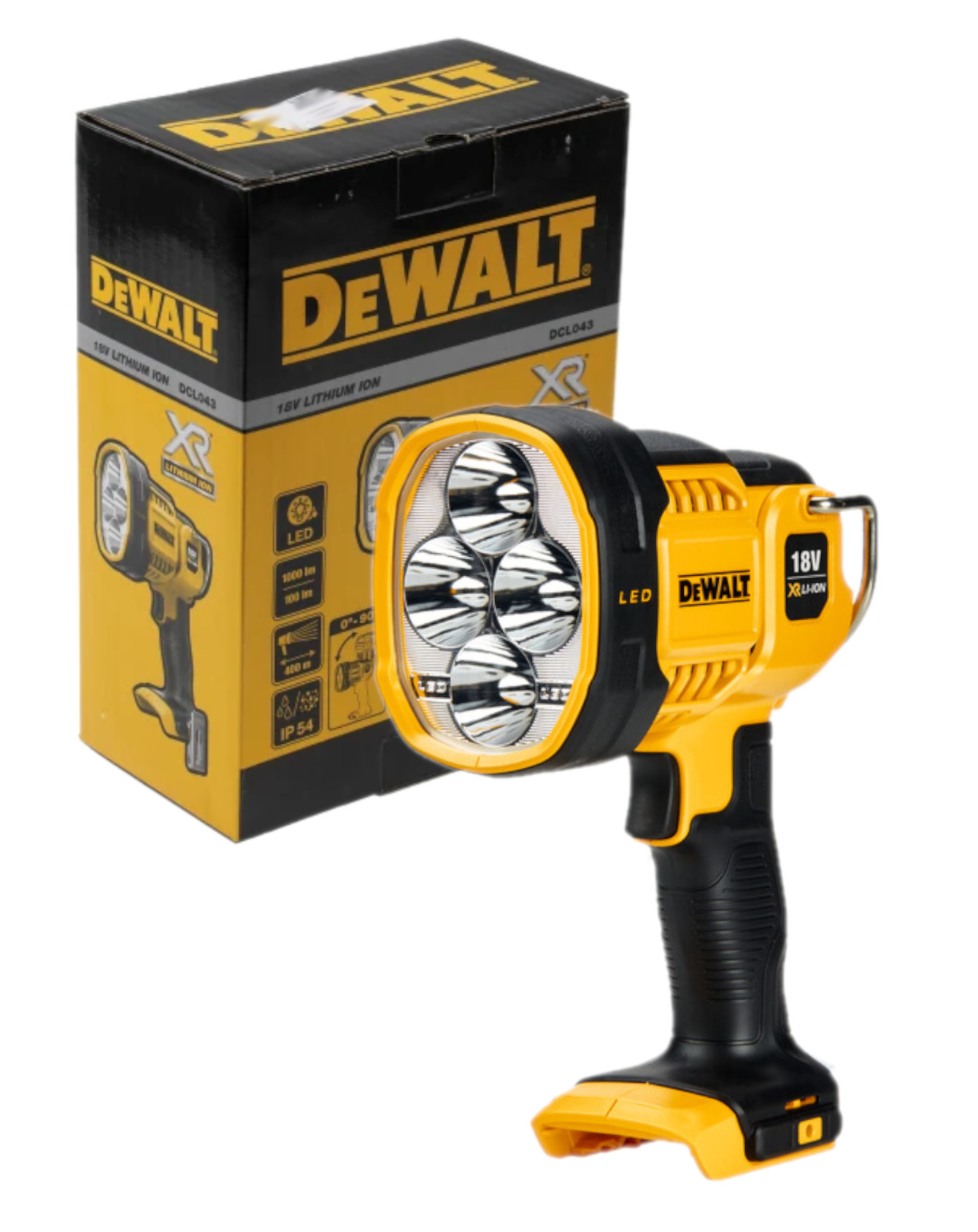 DeWALT Reflektorová lampa 18V Xr tělo 1000 lm DCL043