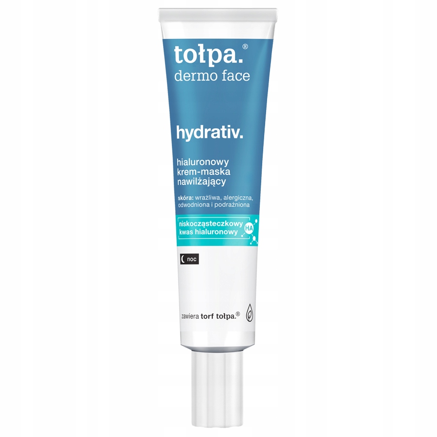 Hialuronowy krem-maska nawilżający przeciwzmarszczkowy na noc TOŁPA 40 ml Wyrób medyczny nie