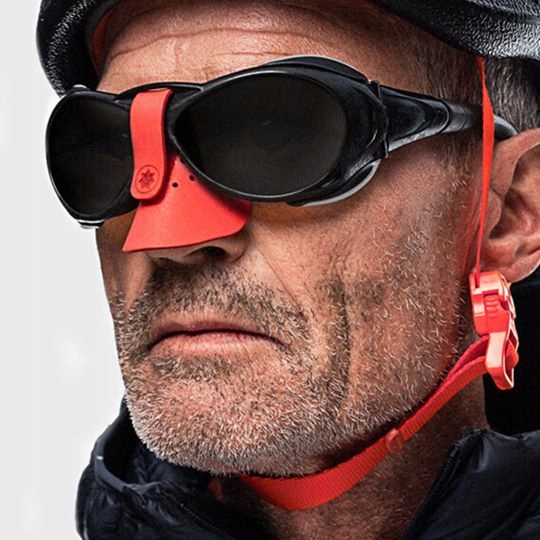 Nosek ochronny do okularów - czerwony