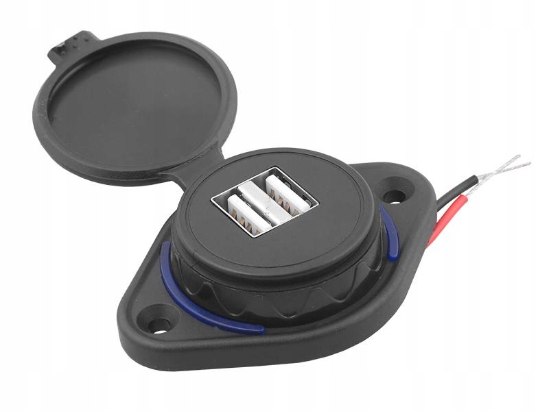 

Ładowarka montażowa Quick Charger Usb x2 12V 24V