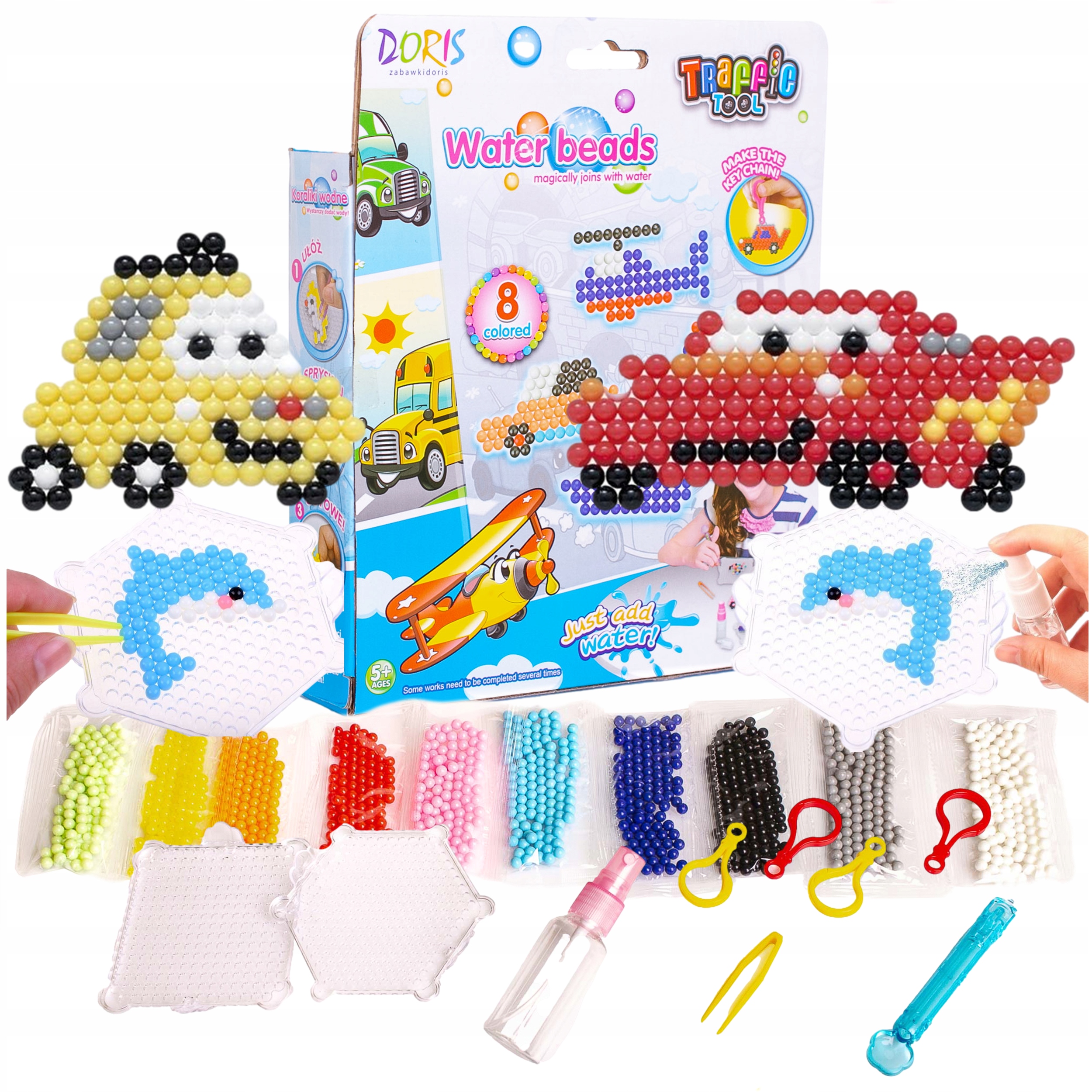 

Koraliki Wodne AquaBeads zestaw 1000 szt zawieszki