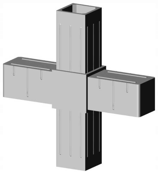 

Łącznik plastikowy profil aluminiowy 20x20x1,5