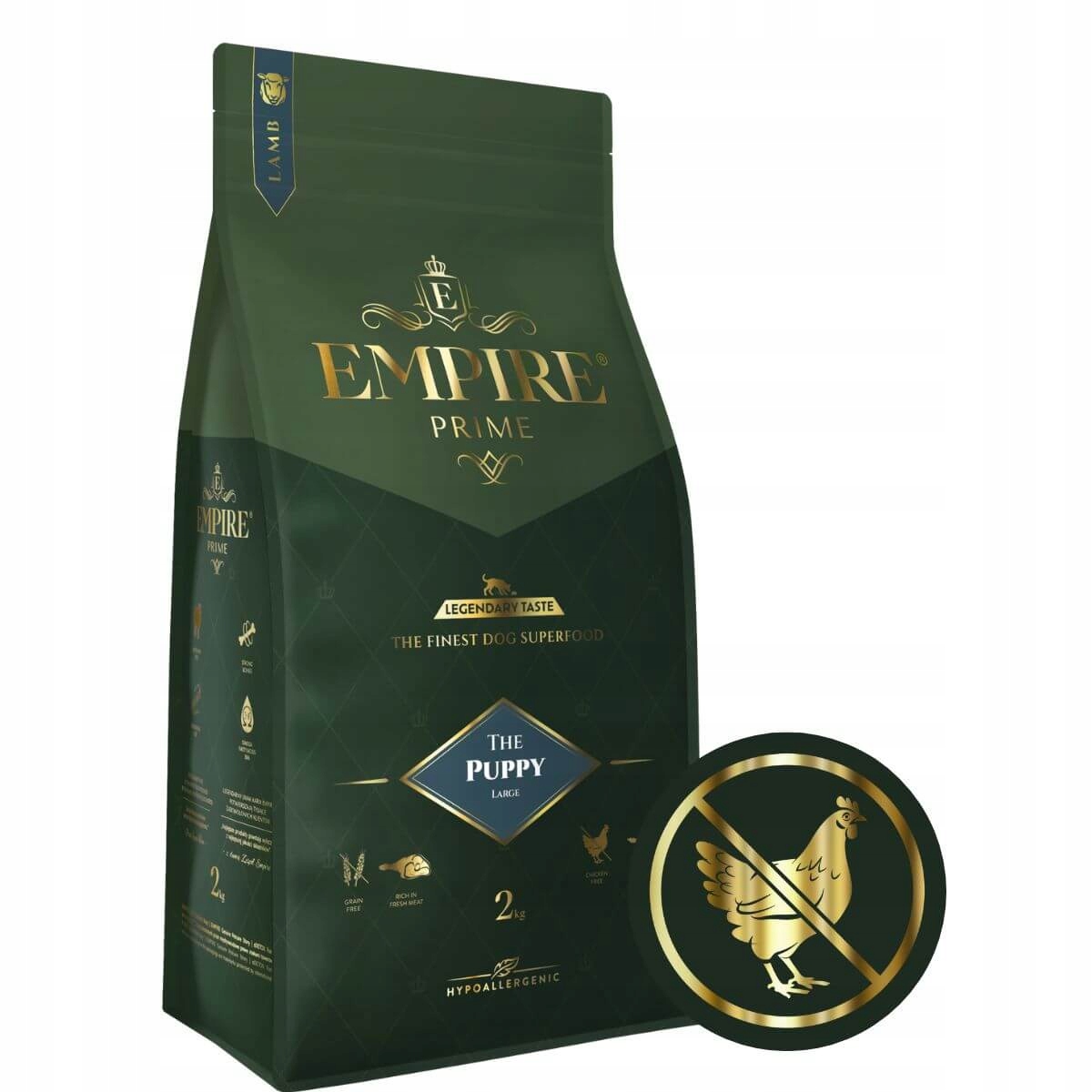 Empire Prime karma junior szczeniak rasy duże 2kg --krótka Data--