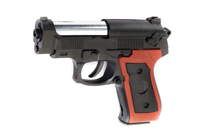 

Pistolet kulki z laserem latarka laser 19p