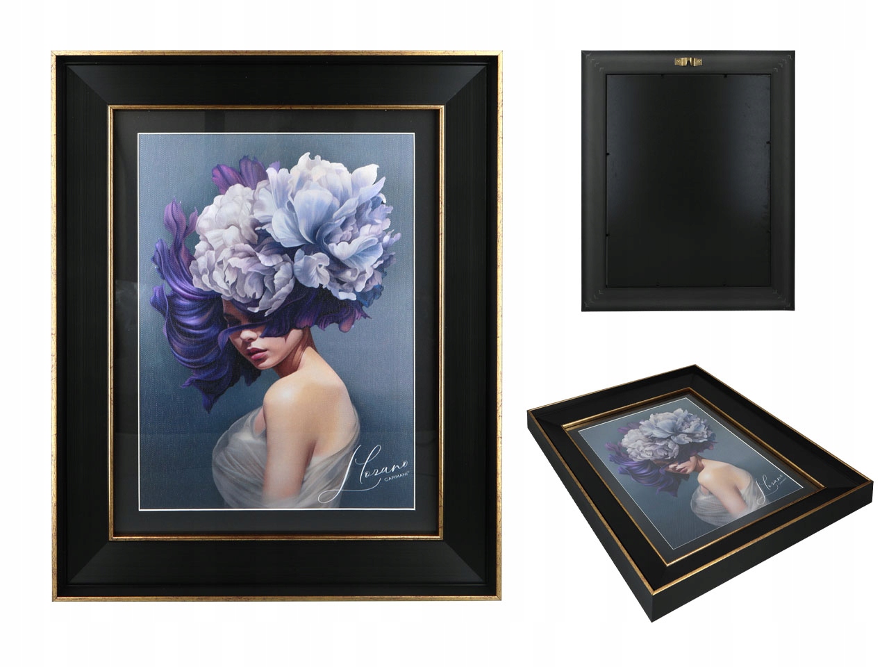 Dekoratívny Obraz Lozano Lady Floral Symfónie Maľba Umenie Carmani