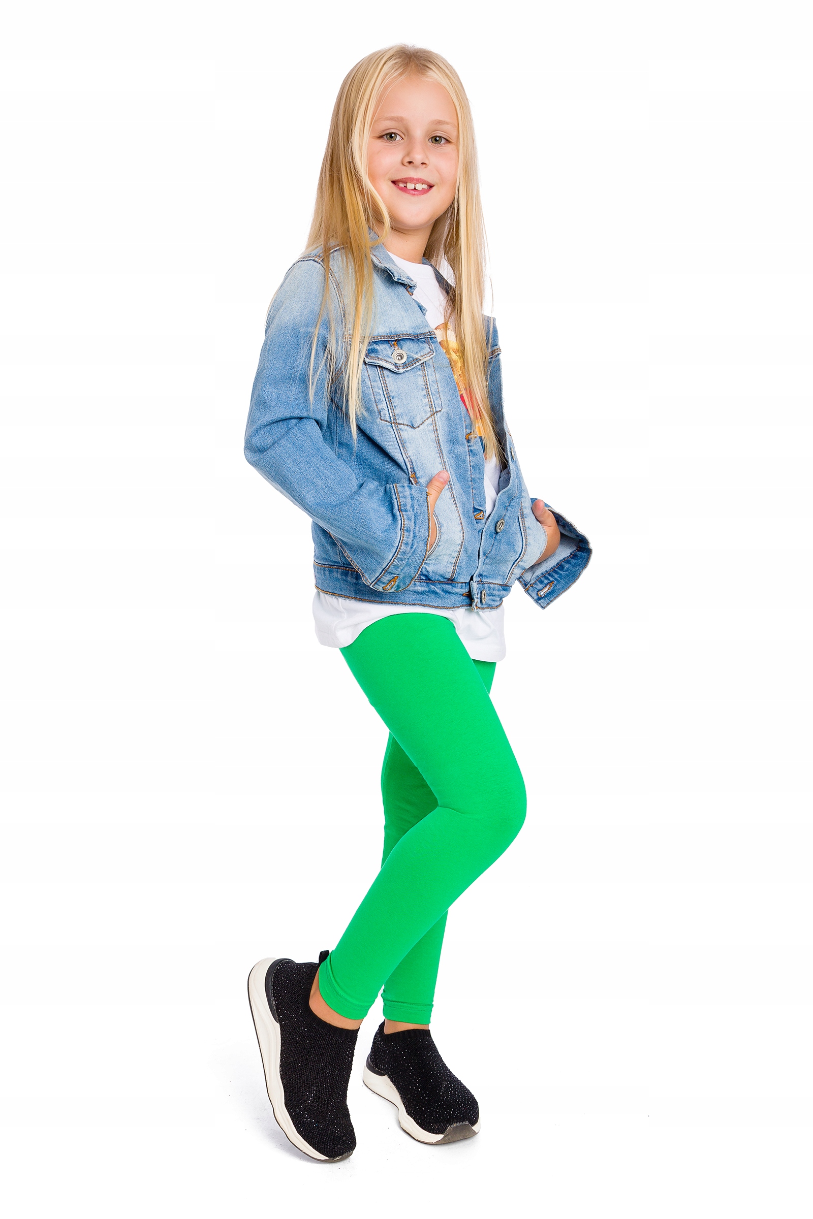 

Legginsy Dziecięce Wiosna Lato Getry Bawełna 128