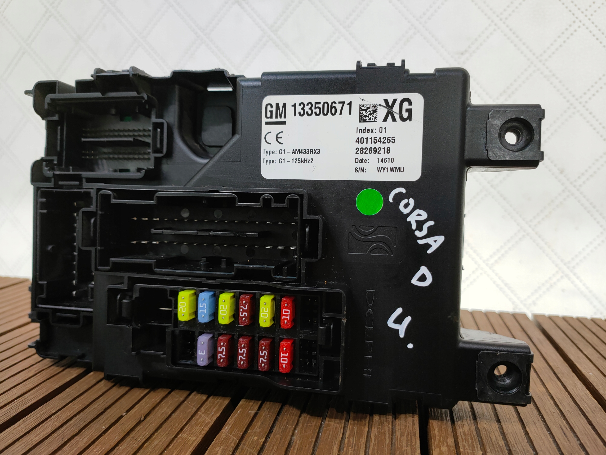 OPEL CORSA D 06-11 5D 1.3 CDTI module BSI 13350671 XG OE