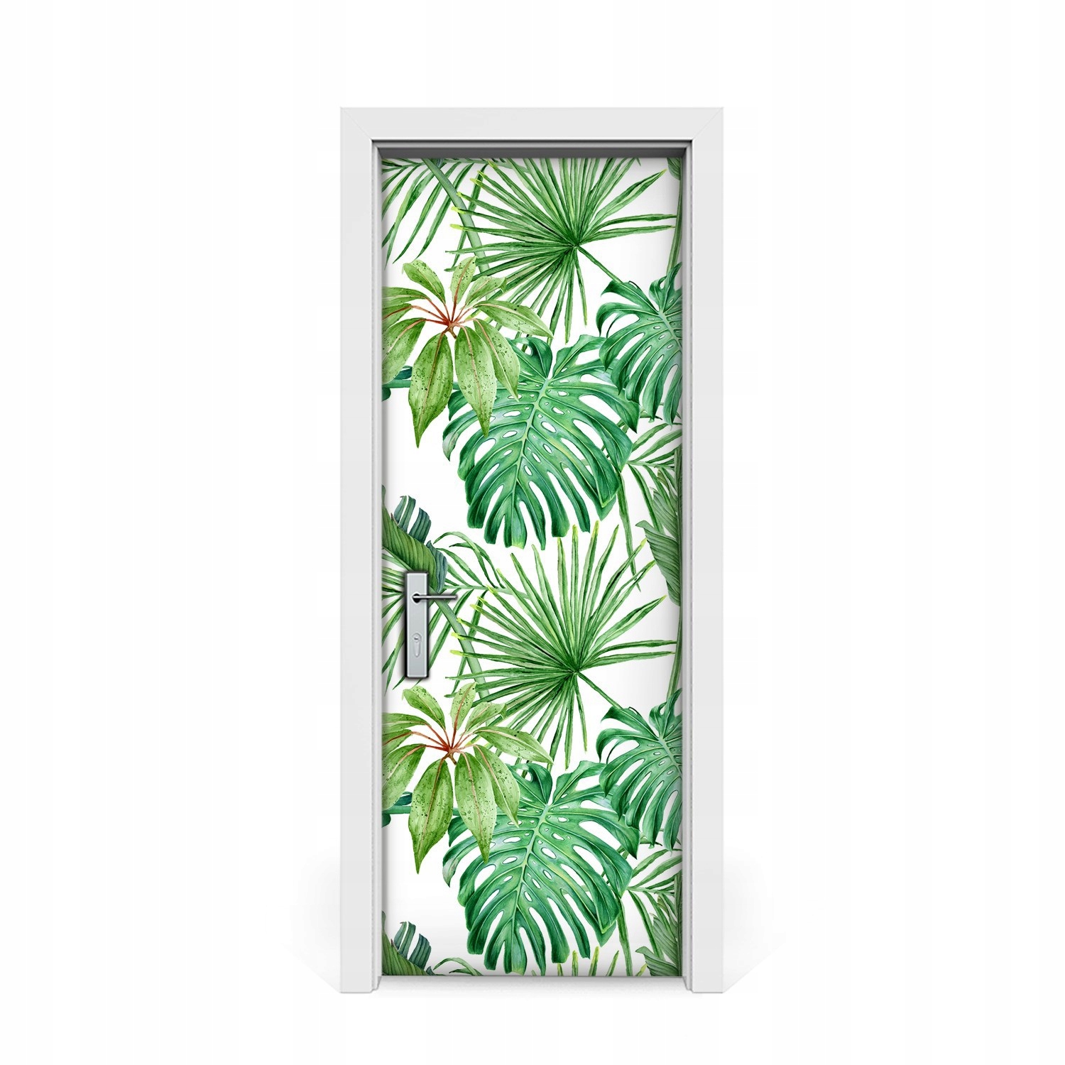 

Naklejka na Drzwi okleina Palma i Monstera 75x205
