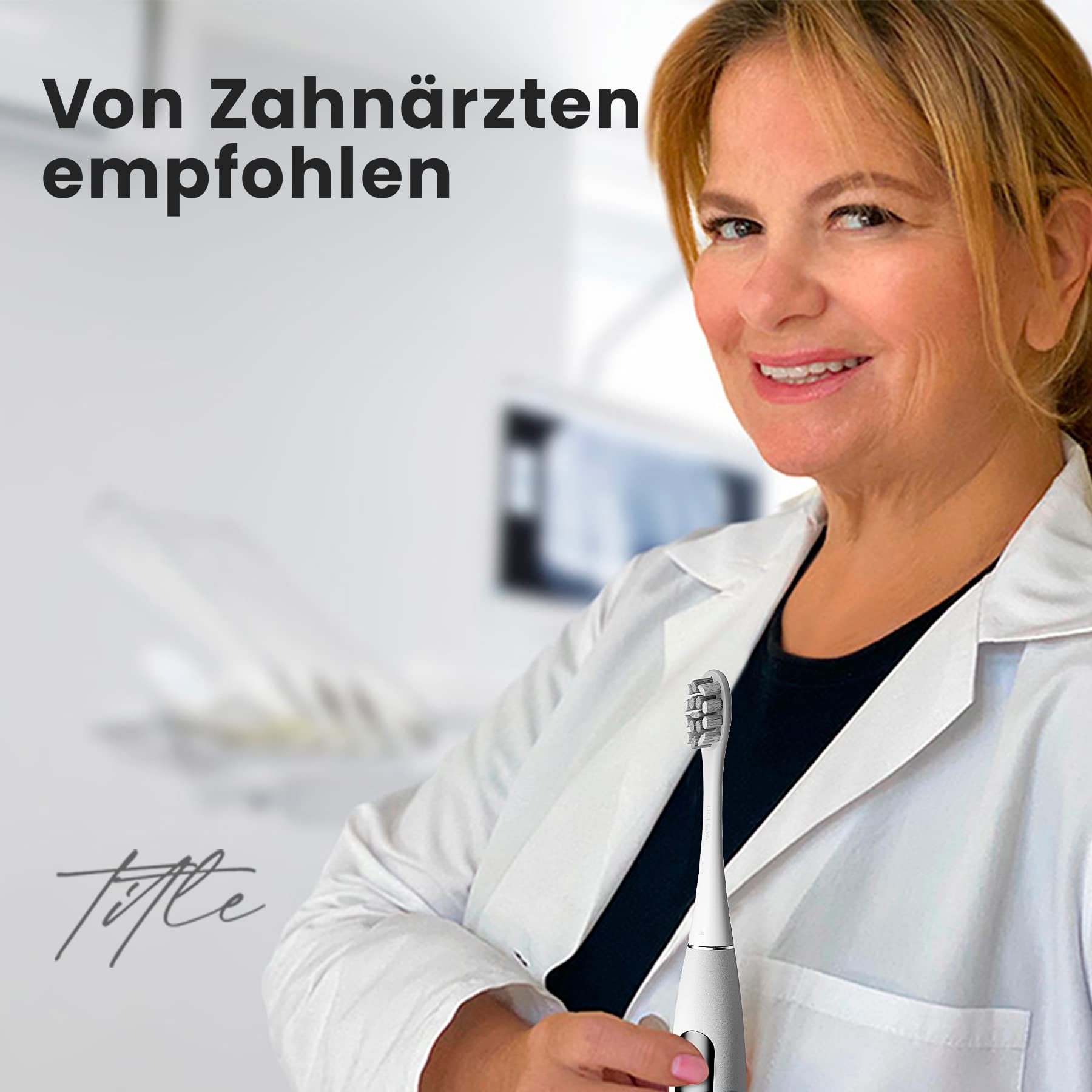 OCLEAN X Pro Elite Szczoteczka Soniczna 6 Głowic Etui Aplikacja Szara — miniatura 8
