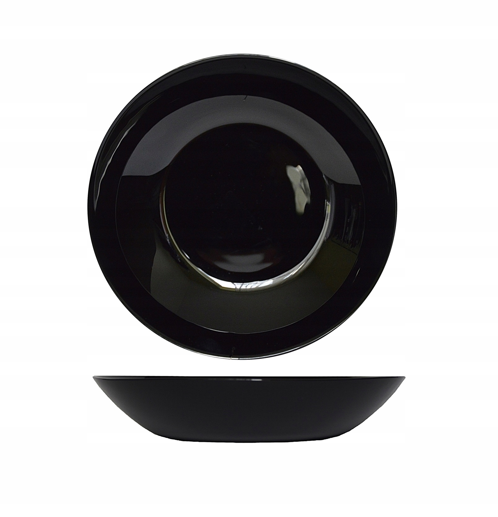 

Czarny talerz głęboki 20 cm do zupy Luminarc