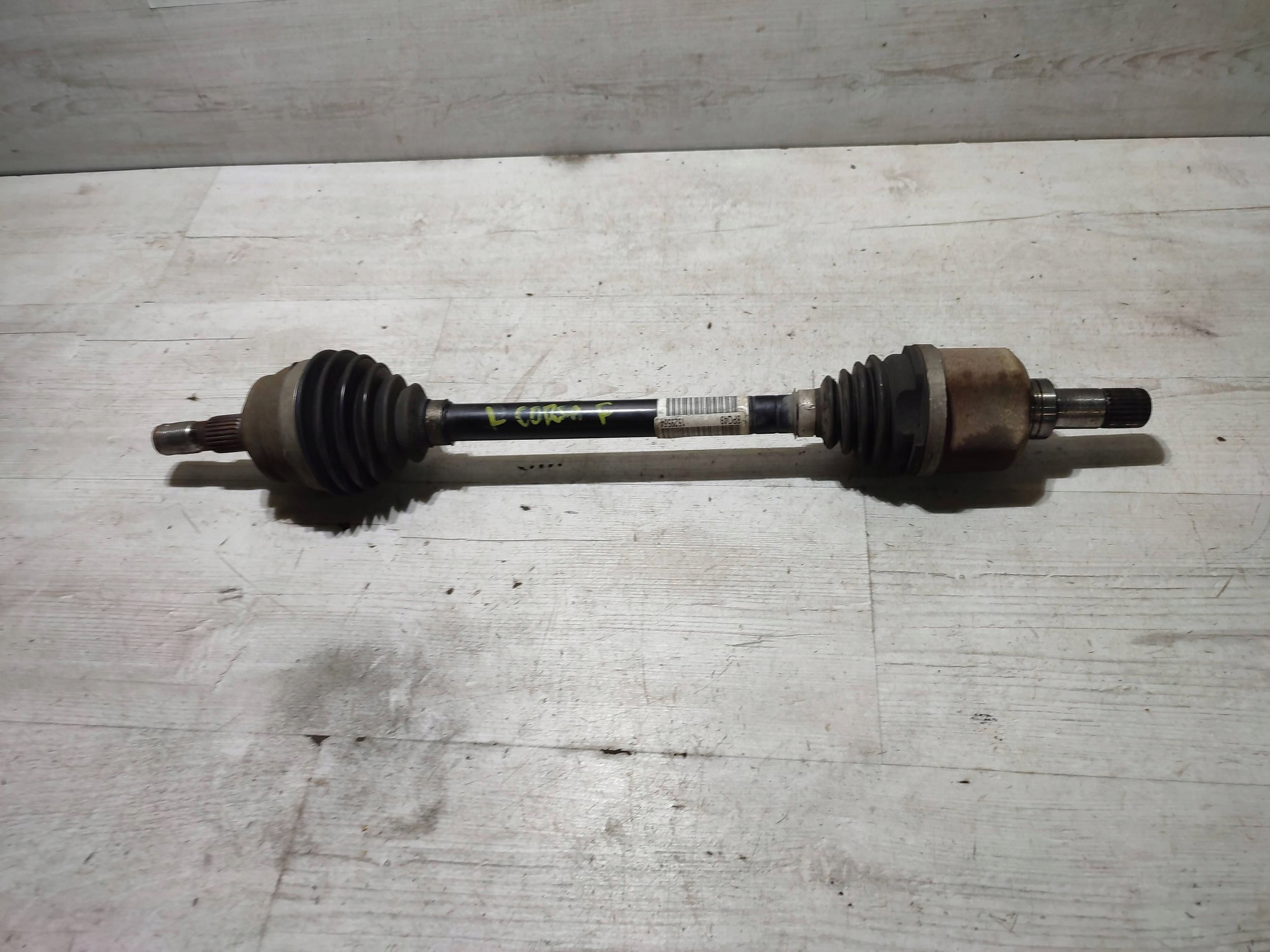 Opel Corsa F 2022 left side semi-axis front