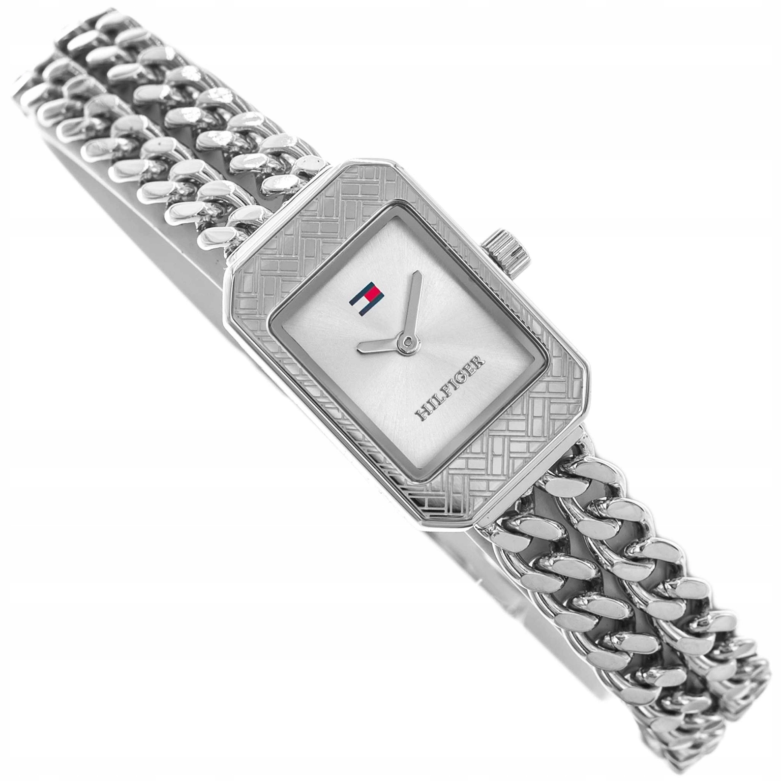 Dámské Hodinky Tommy Hilfiger 1782841 Sarah Silver S Ocelovým Řemínkem (mesh)