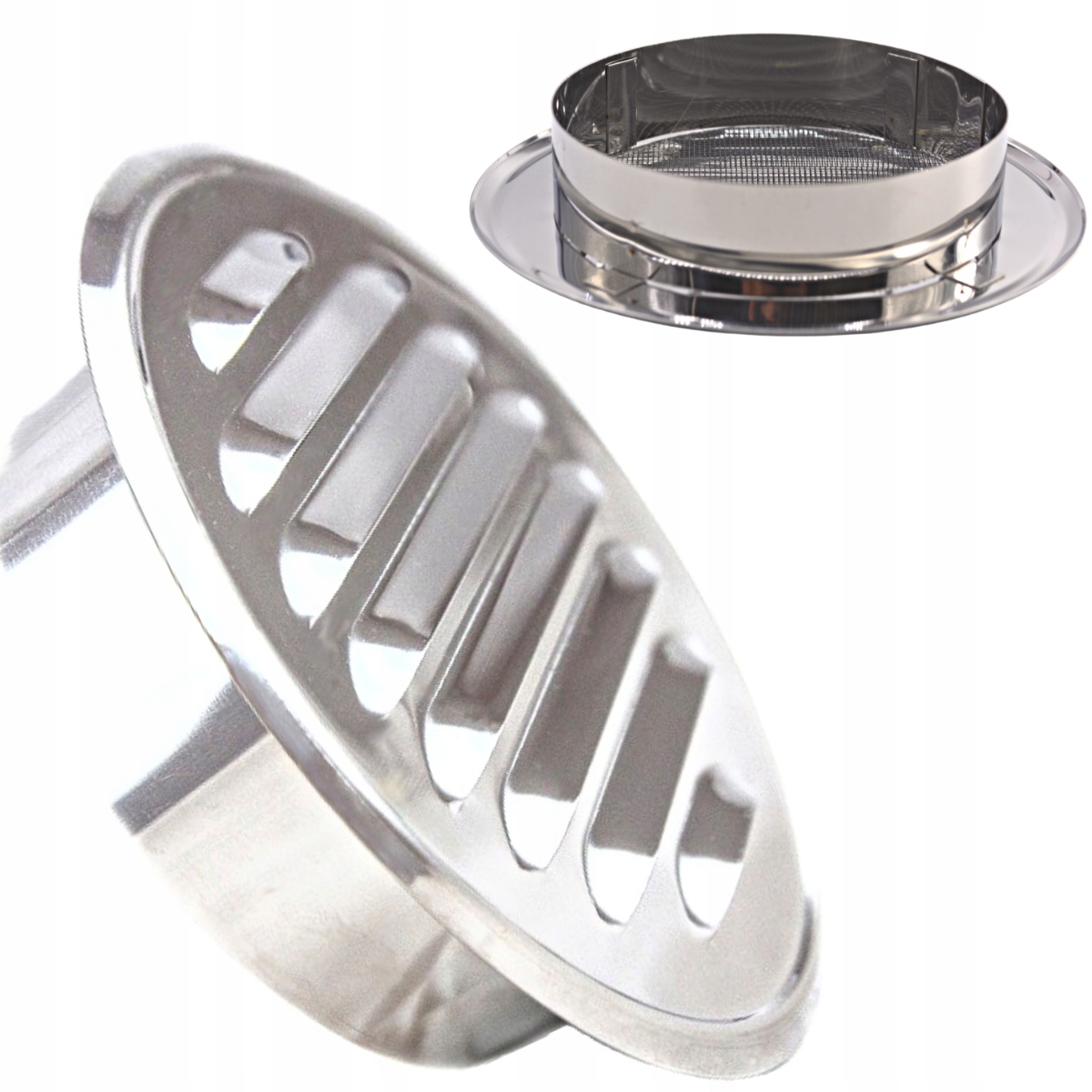 

Kratka Wentylacyjna Okrągła fi100 Nierdzewna Kratk