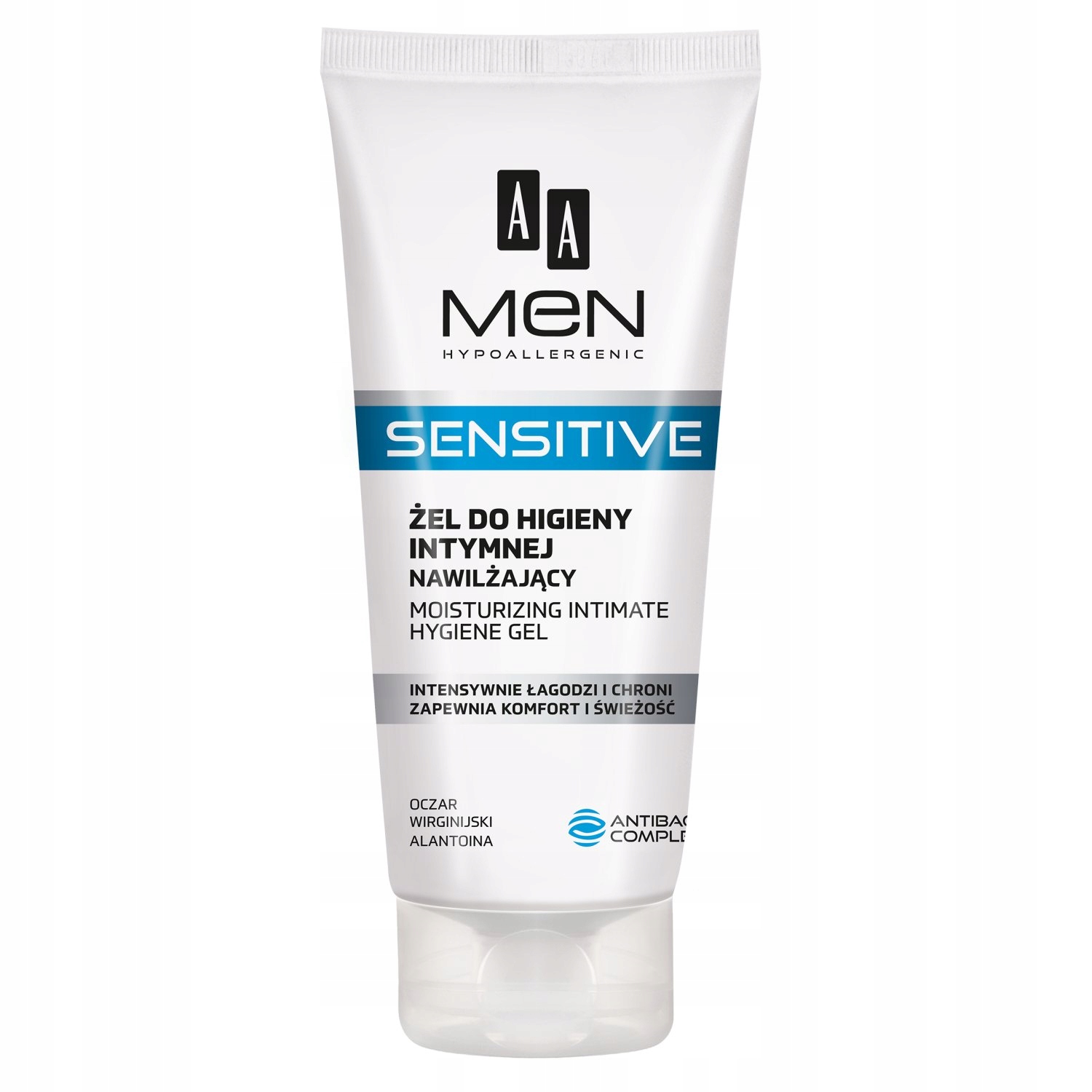 

Aa Men Sensitive żel do higieny intymnej nawilżaj.