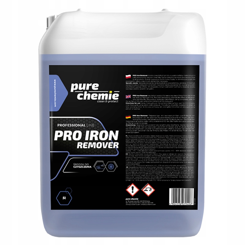 Pure Chemie Pro Iron Remover 5L – odstraňovanie kovových nečistôt