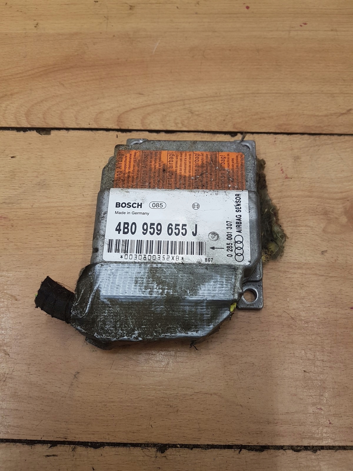 STEROWNIK MODUŁ PODUSZEK AIRBAG AUDI A6 C5