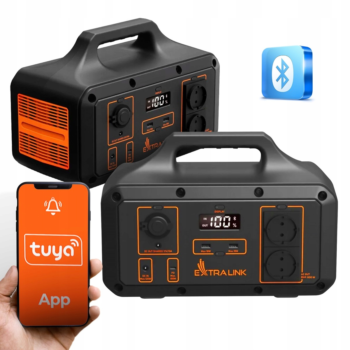 Extralink Power Ranger EPS-S500S Power Station náhrada za Jackery, Bluet