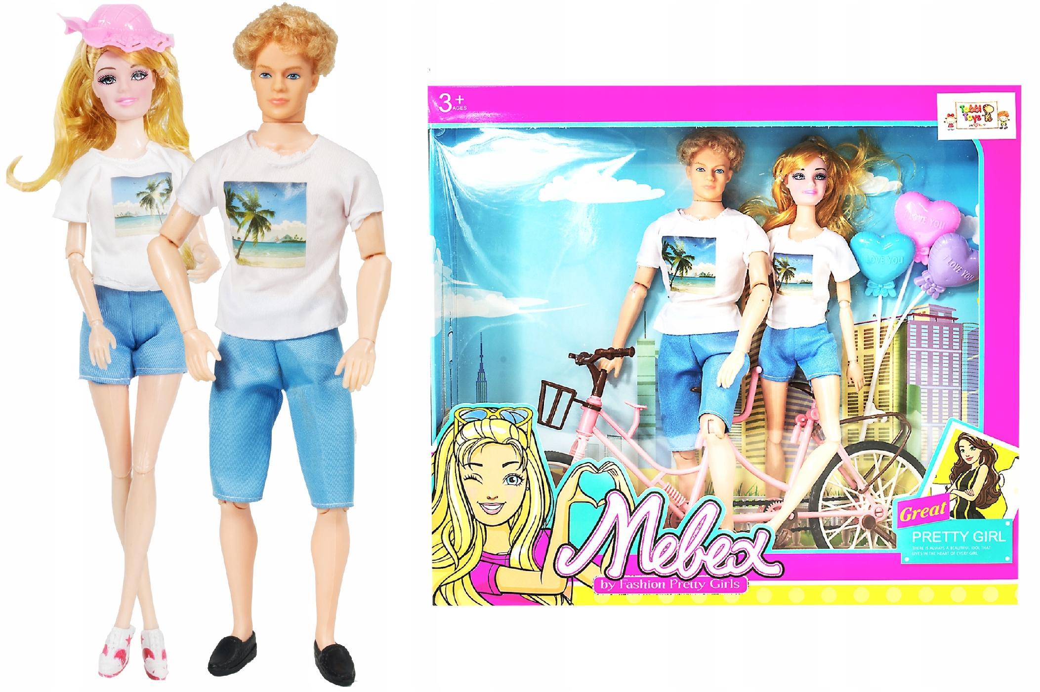 DUŻY ZESTAW 2 LALKI + ROWER TANDEM I AKCESORIA HIT Kod producenta HC461286