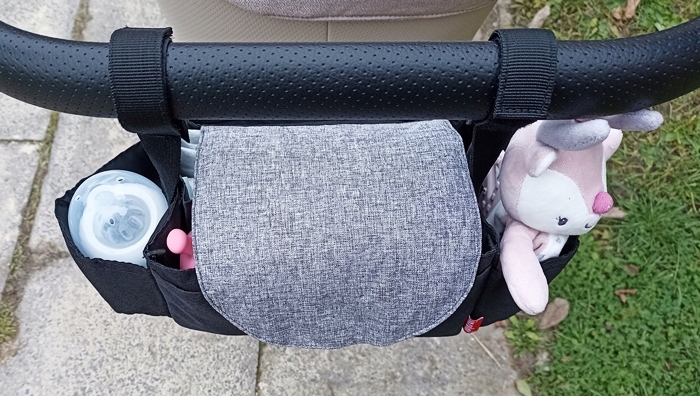 TORBA DO WÓZKA PODRÓŻNA ORGANIZER NA PIELUSZKI Kolor czarny