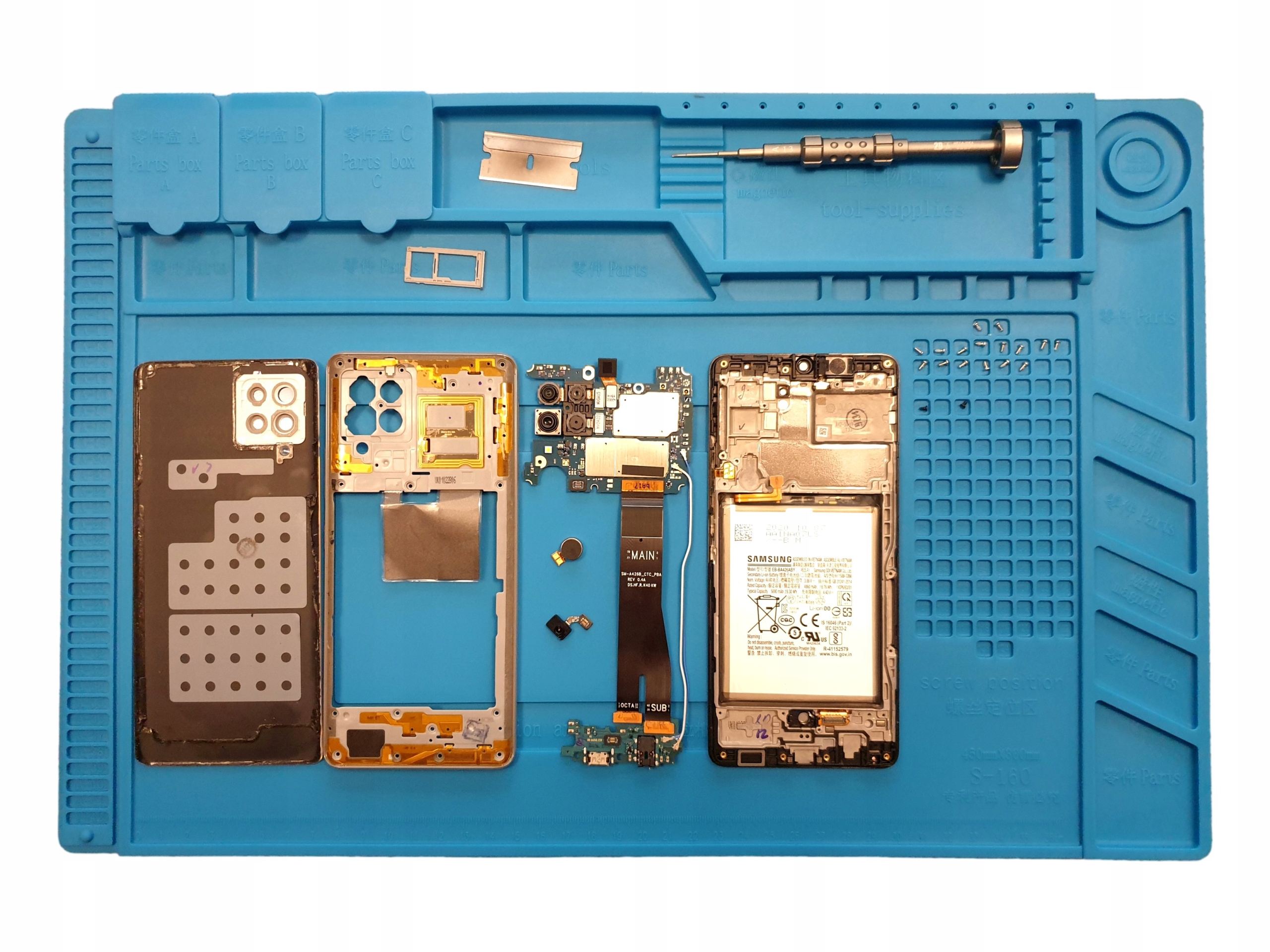 Samsung A42 A426 ORYGINALNA TAŚMA LCD POŁĄCZENIOWA Marka Samsung