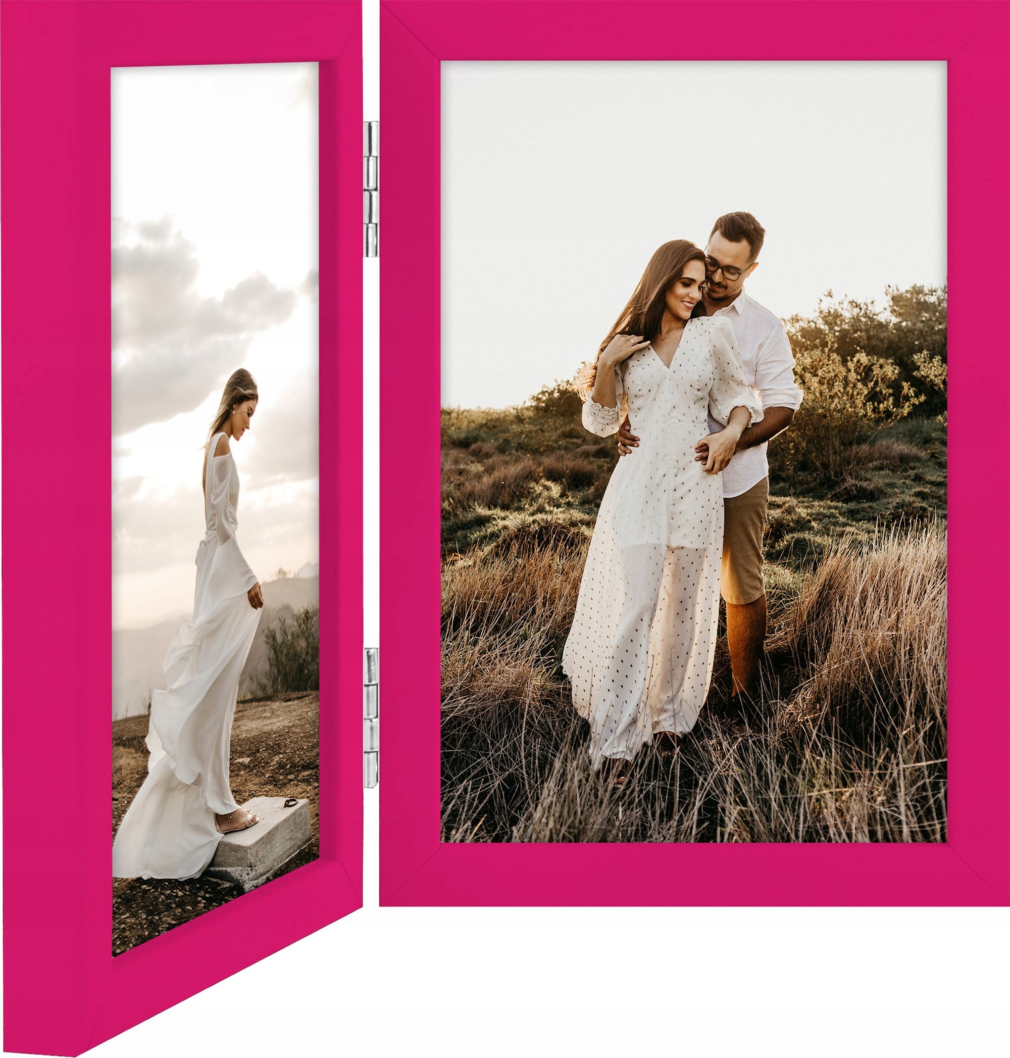 

Ramka Na Zdjęcia Drewniana Dwie Multi Ramki 10x15