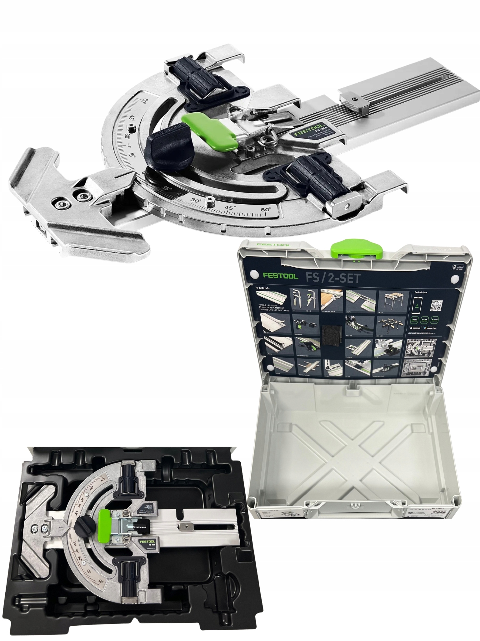 Festool Przykładnica kątowa Fs-wa 577040, Systainer Sys m 137 i Wkładka