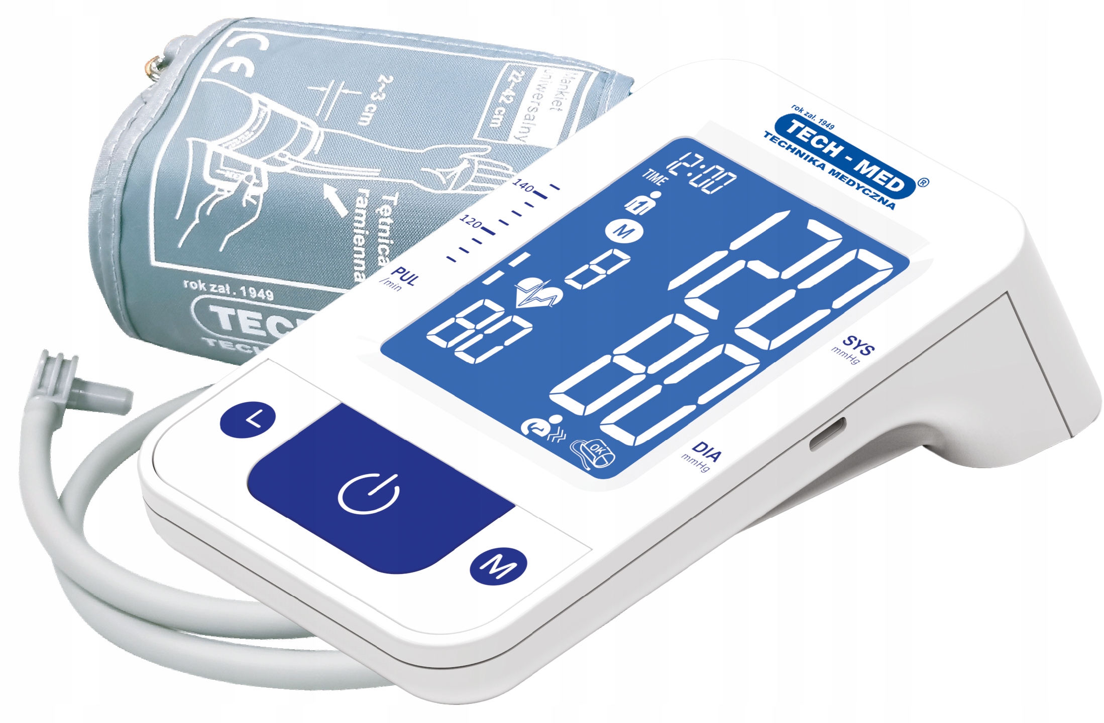 Ciśnieniomierz naramienny Tech-Med Tma-control 3 Wykrywanie arytmii