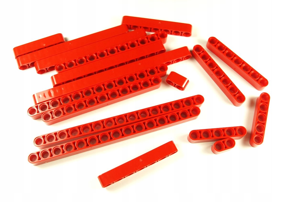 

Belki Proste różne 18szt. Czerwone Lego Technic