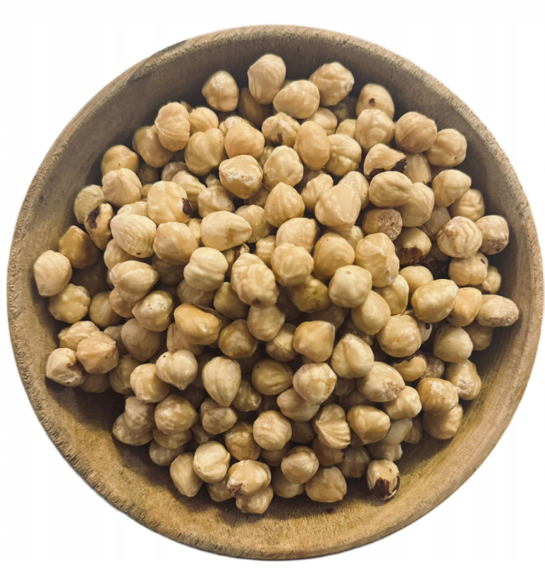 Lískové ořechy blanšírované pražené 500 g přírodní bakalie bez slupky