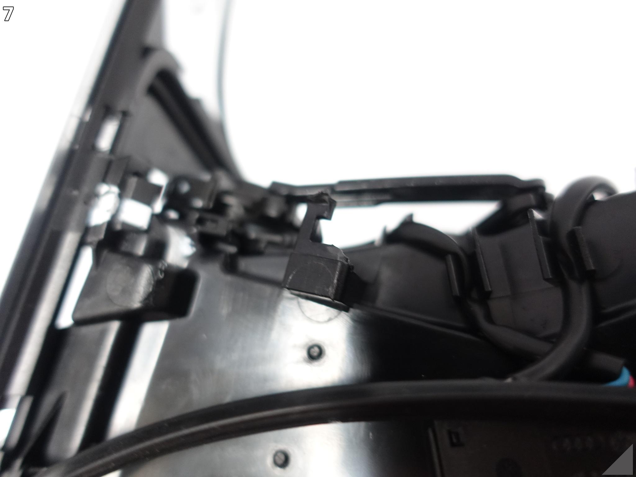 AUDI A7 S7 A6 S6 4G8 4G0 C7 10-18 grid air conditioning devices side left CHROM cockpit