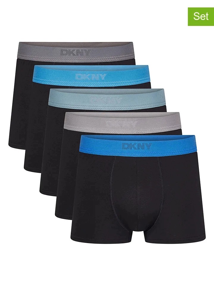 Pánské boxerky slipy Dkny 5 kusů_vel L bavlna