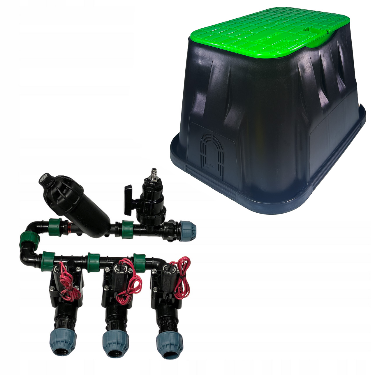 Kolektor 3 sekce Hunter Pgv trubka 25 mm Filtr S Odvzdušněním Šachta